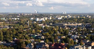 widok na Sosnowiec, który można było podziwiać podczas jednego z wydarzeń