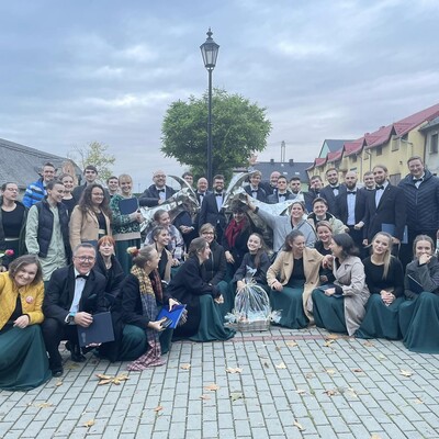 zdjęcie chóru z festiwalu w Bielsku Białej