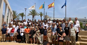 studenci IB oraz prof. Smyczek