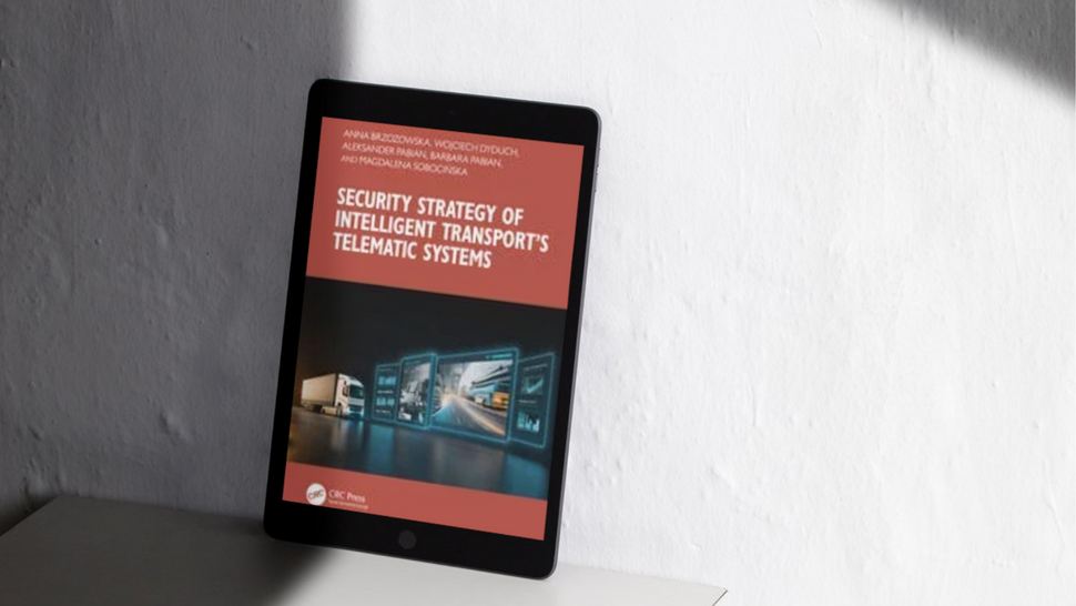 tablet wyświetlający okładkę monografii