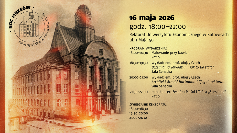 grafika promująca wydarzenie; treść w newsie