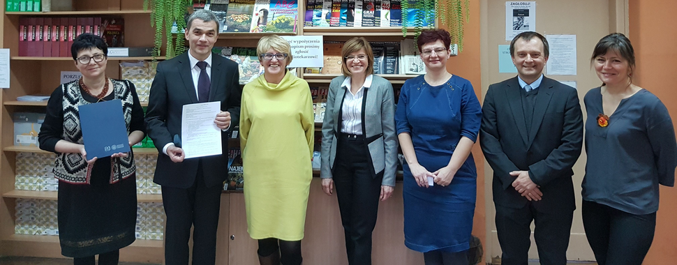 Podpisanie umowy z ZSO w Żorach