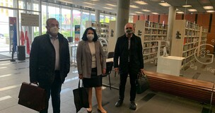 Wizyta pracowników naukowych z Wyższej Morawskiej Szkoły Biznesu w Ołomuńcu - zdjęcia