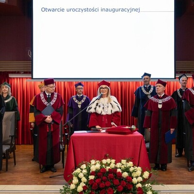 JM Rektor otwierająca uroczystość