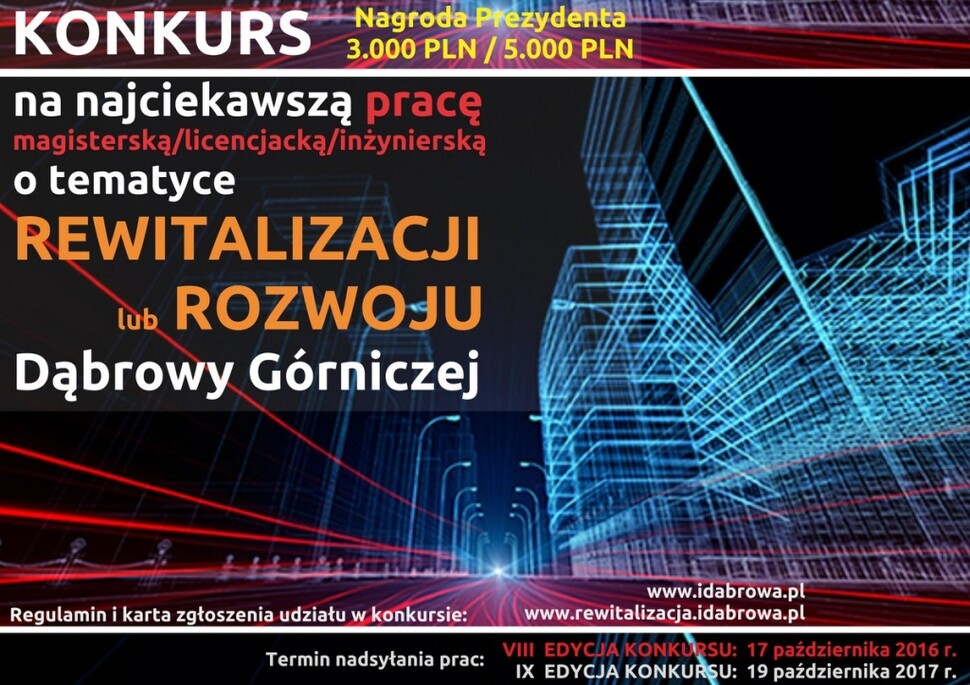 Konkurs o Nagrodę Prezydenta Dąbrowy Górniczej