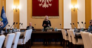 JM Rektor witająca zgromadzonych uczestników spotkania