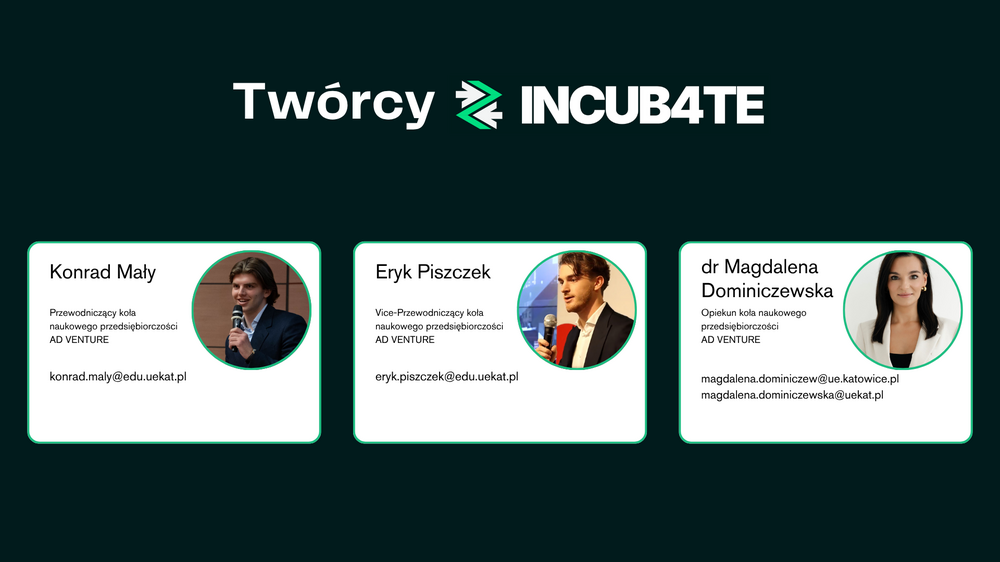 Konrad Mały, Eryk Piszczek i dr Magdalena Dominiczewska