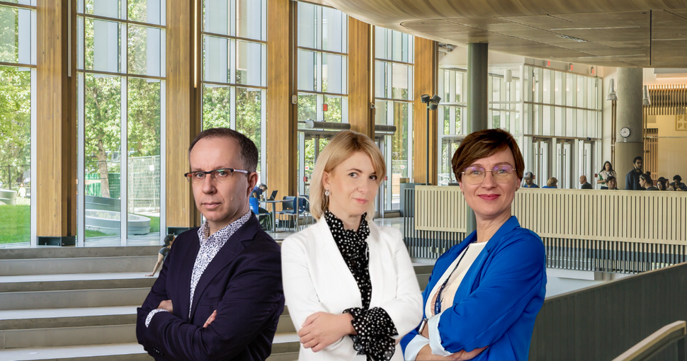 Od lewej: Adam Polko, Edyta Szafranek-Stefaniuk i Agnieszka Dembicka-Niemiec.