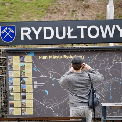 Szyld z nazwą Rydułtowy