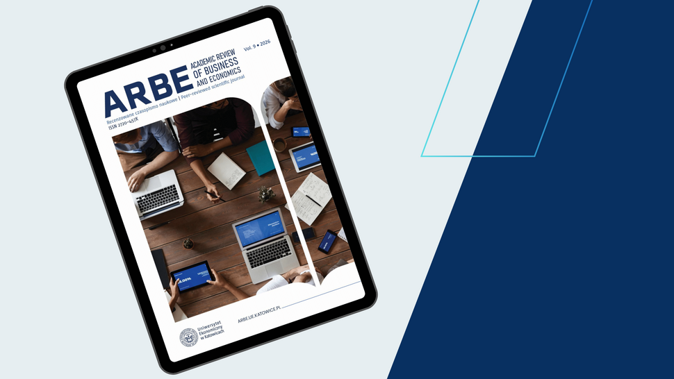 tablet wyświetlający okładkę ARBE