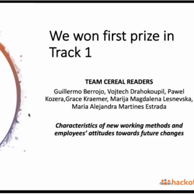 Sukces naszych studentów na międzynarodowym Hackathon