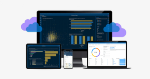 różne urządzenia elektroniczne z interfejsem SAS Viya