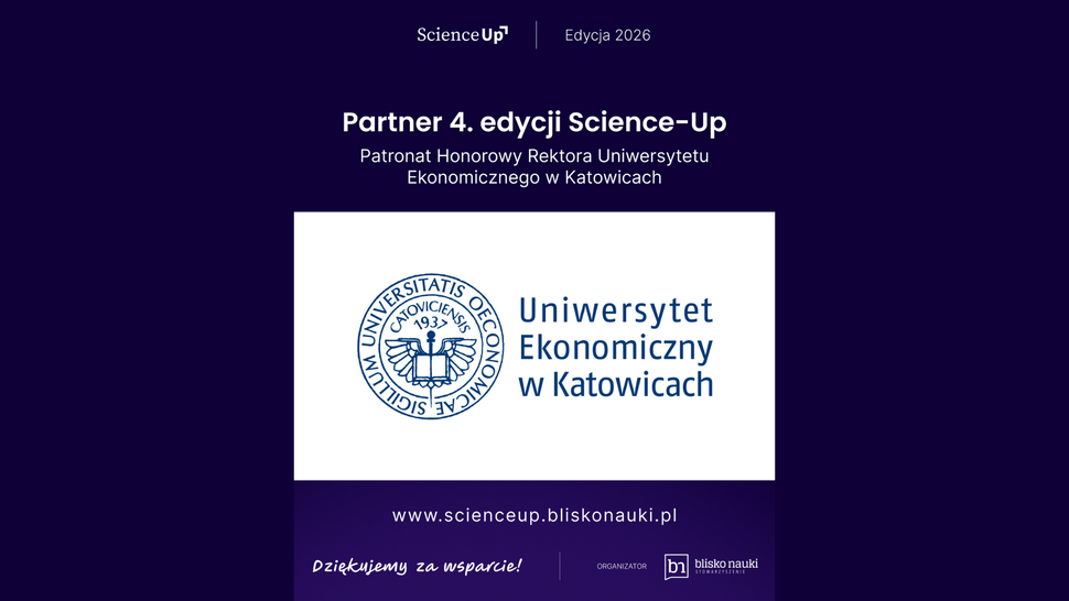 grafika przedstawiająca UE Katowice jako partnera