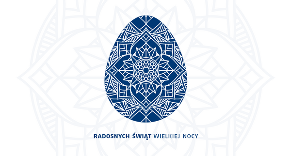 grafika ozdobna - Radosnych Świąt Wielkiej Nocy