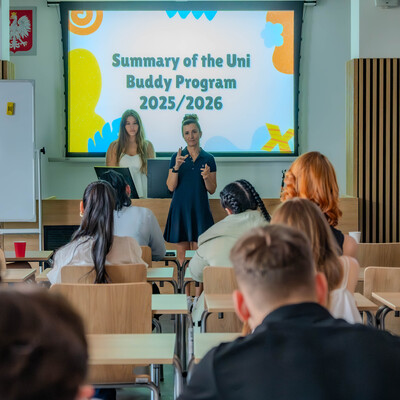 zdjęcie wykonane podczas uroczystego zakończenia programu