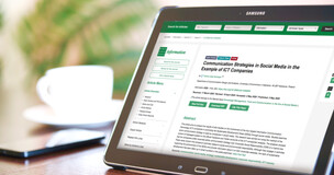 Obrazek przedstawia artykuł w formie online, wyświetlany na tablecie.