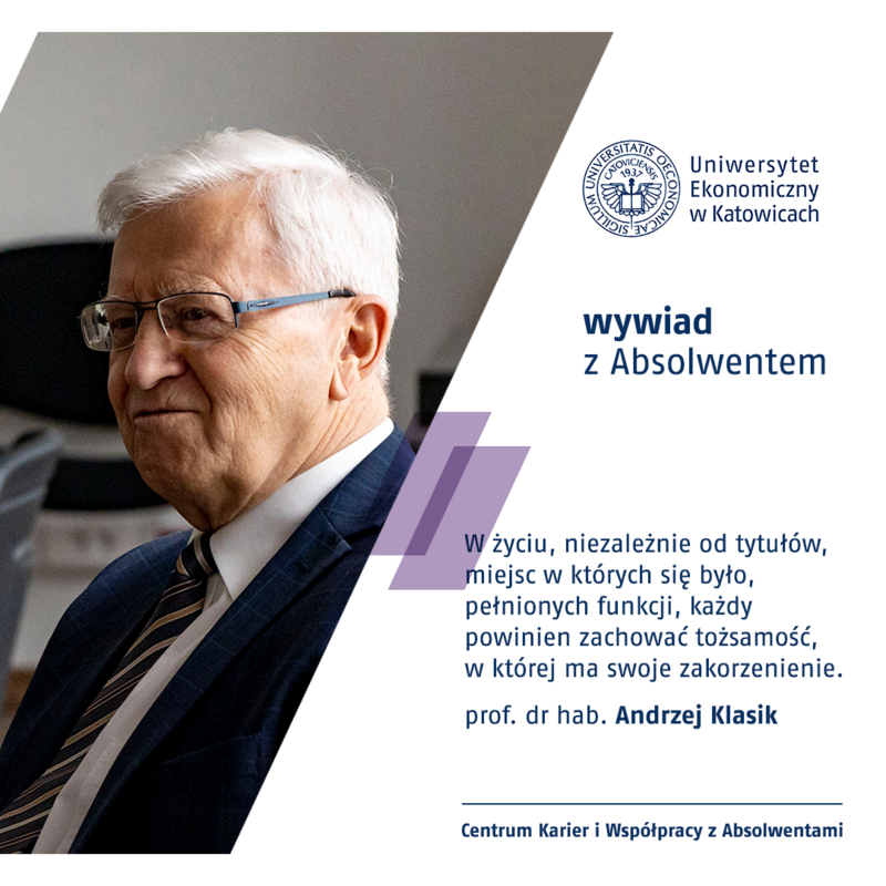 grafika ze zdjęciem profesora
