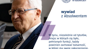 grafika ze zdjęciem profesora