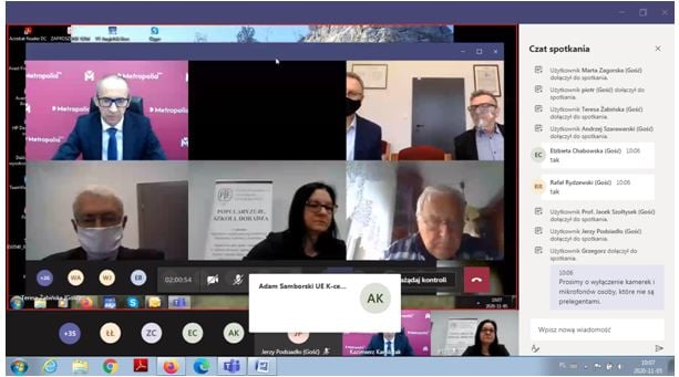 Konferencja o Górnośląsko - Zagłębiowskiej Metropolii w trybie zdalnym