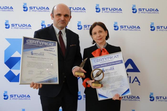 Certyfikat Studia z Przyszłością dla naszych kierunków