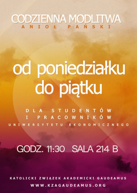 Codzienna modlitwa na Uczelni