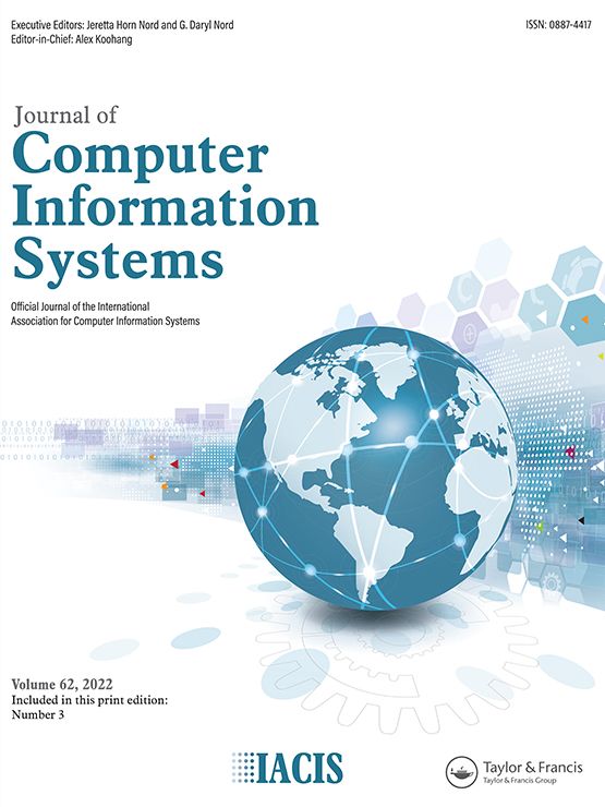 Okładka Journal of Computer Information Systems" (wyd. Taylor & Francis)