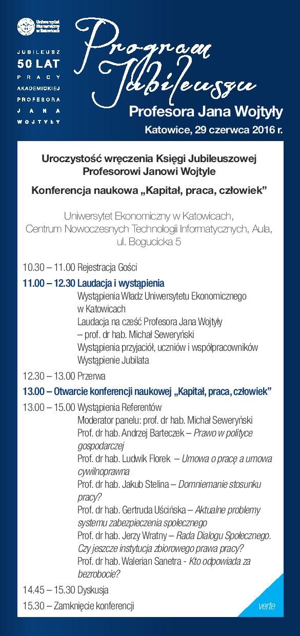 program konferencji