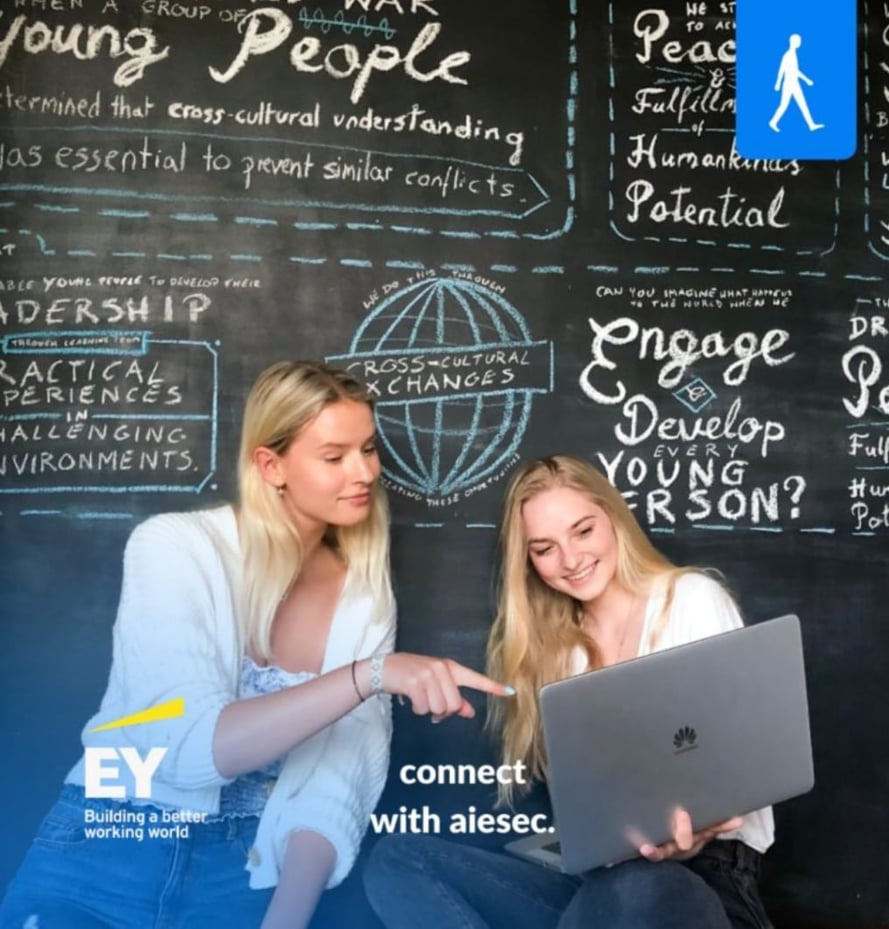 Obrazek przedstawia plakat AIESEC