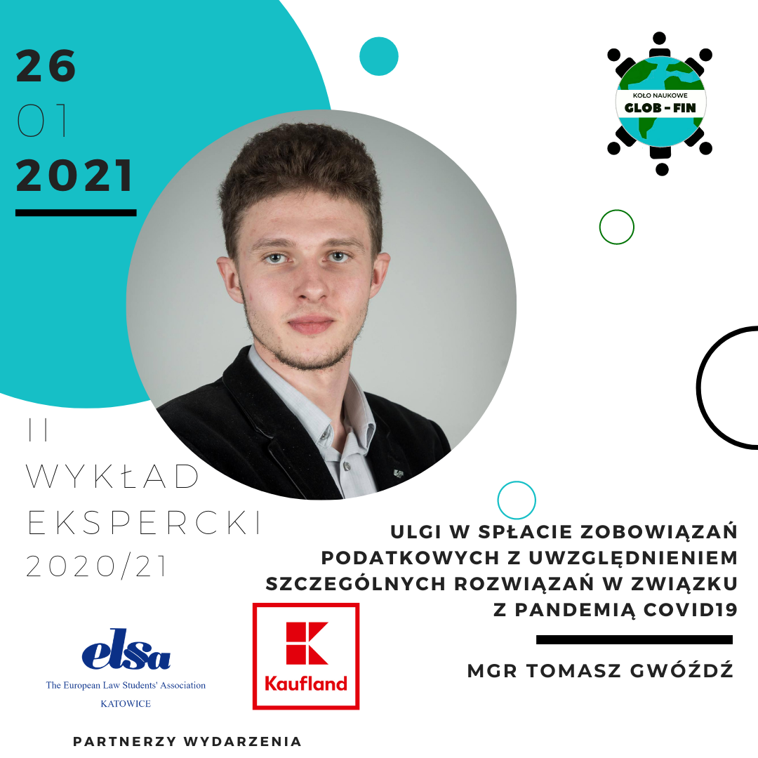 grafika z datą wydarzenia i zdjęciem prelegenta