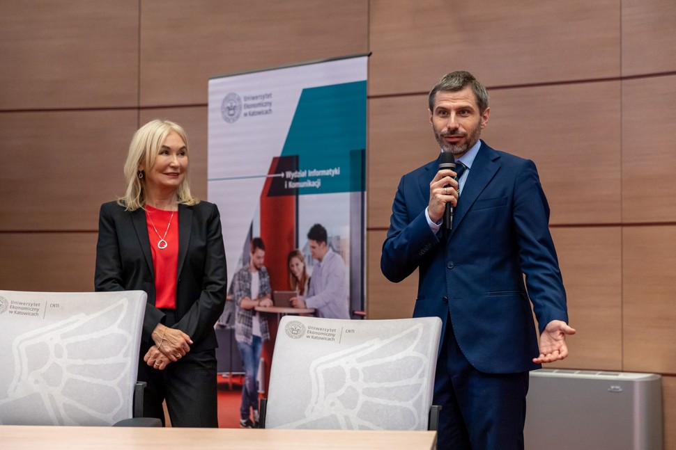 photo from seminarium with Her Magnificence Rector