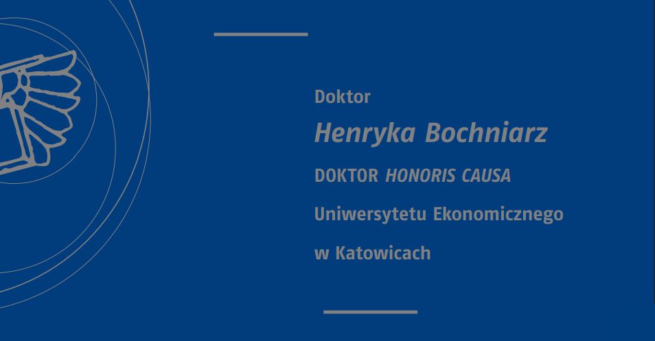 grafika ozdobna: Publikacja z okazji nadania tytułu doktora honoris causa dr Henryce Bochniarz