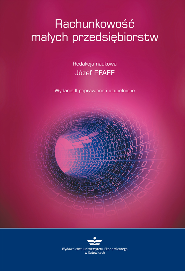 Pfaff J. (red.), Rachunkowość małych przedsiębiorstw, 2012